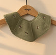 Knitted bib - Little Leaf Bee