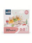 Woet - Wooden Pasta Play Food Set