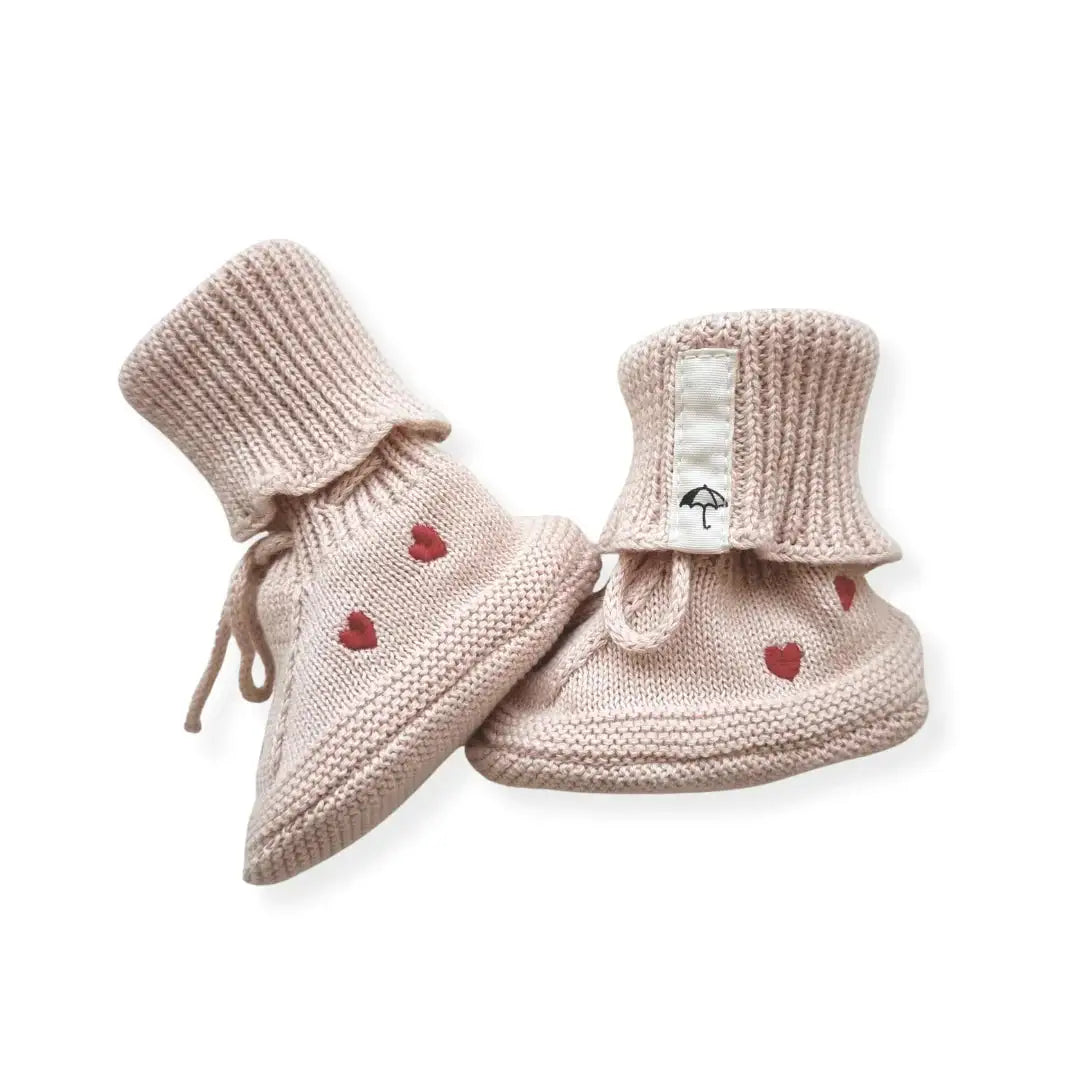 Baby booties - Daisy Bloom
