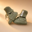 Baby booties - Little leaf bee - 0–3 months