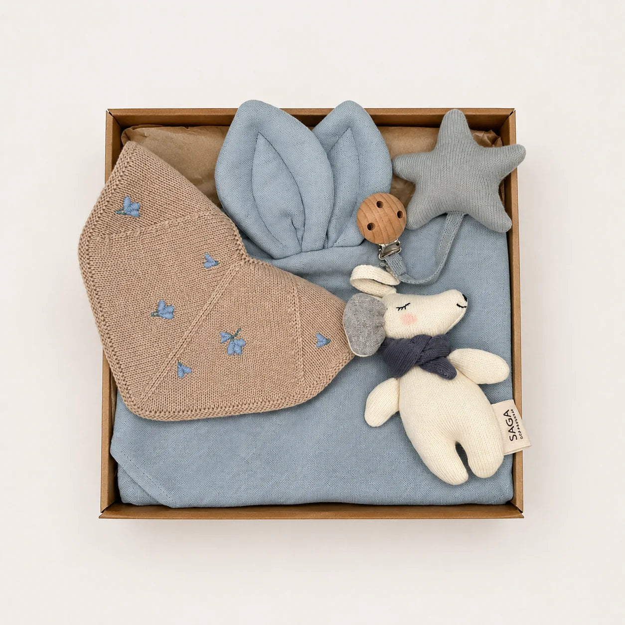 Beebi kinkekarbi komplekt – Baby Blue